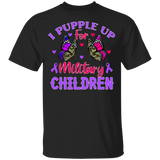 I Purple Up Shirt For The Month Of The Military Kids Funny Military Child Month Children Men Women Butterfly Lover Gifts Youth T-Shirt - Macnystore