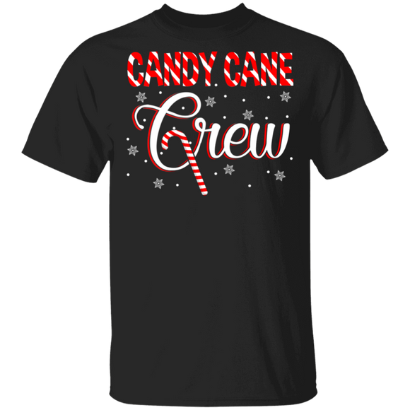 Christmas Candy Cane Shirt Candy Cane Crew Funny Christmas Candy Cane Lover Squad Matching Family Group Gifts T-Shirt - Macnystore