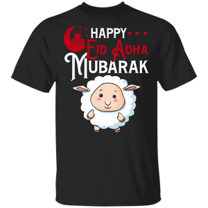 Eid Al Adha Eid Mubarak Cute Sheep T-Shirt - Macnystore