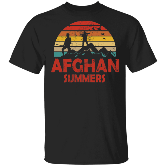 Veteran Shirt Vintage Retro Afghan Summer Proud Military Veteran Lover Gifts T-Shirt - Macnystore