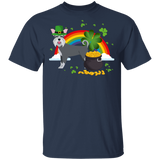 Leprechaun Schnauzer Dog Lover St Patrick's Day Gifts T-Shirt - Macnystore