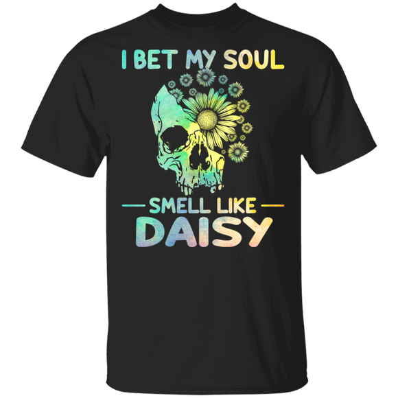 I Bet My Soul Smell Like Daisy Cool A Half Daisy Skull Shirt T-Shirt - Macnystore