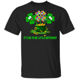 It's Ok To Be Little Different Autism Awareness Pot of Gold St Patrick's Day Youth T-Shirt - Macnystore