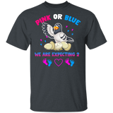Pink Or Blue We Are Expecting 2 Gender Reveal Funny Rabbit Bunny Eggs Easter Day Matching Shirt For Men Women Pigeon Pregnancy Gifts T-Shirt - Macnystore