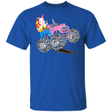 Bunny Riding Monster Truck Easter Eggs Funny Easter Biker Gifts T-Shirt - Macnystore