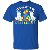 It's Ok To Be Different Cute Hippo Autism Awareness Autistic Children Autism Patient Kids Men Women Hippo Lover Gifts T-Shirt - Macnystore