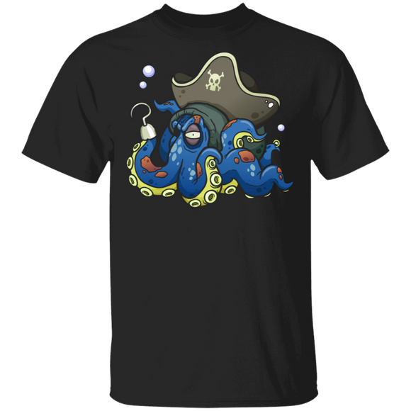 Pirate Octopus Matching Octopus Pirate Lover Fans Gifts T-Shirt - Macnystore