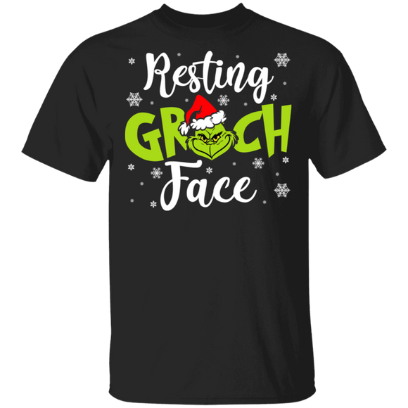 Resting Grinch Face Funny Mr.Grinch T-Shirt - Macnystore