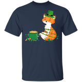Leprechaun Fox Funny Shamrock Fox Lover Irish St Patrick's Day Gifts T-Shirt - Macnystore