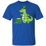 Leprechaun Alligator Funny Shamrock Alligator Lover Irish St Patrick's Day Gifts T-Shirt - Macnystore