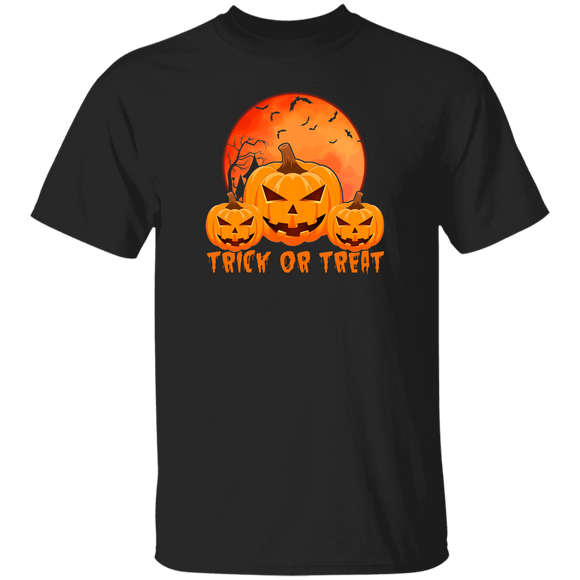 Halloween Carved Pumpkin Lover Shirt Trick Or Treat Funny Halloween Carved Pumpkin Lover Gifts Halloween T-Shirt - Macnystore