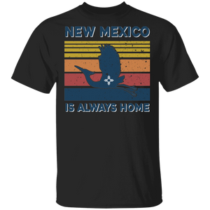 Mexico Lover Shirt Vintage Retro New Mexico Is Always Home Coo Mexico Bird Hunting Lover Gifts (1) T-Shirt - Macnystore