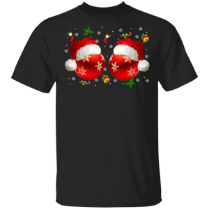 Christmas Baubles Lover Merry Christmas Baubles Santa Boobs Sweater T-Shirt - Macnystore