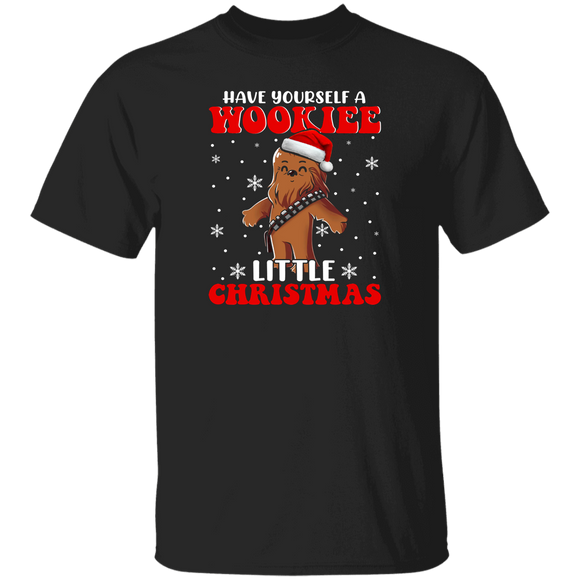 Christmas Movie Lover Shirt Have Yourself A Wookiee Little Christmas Funny Christmas Santa Movie Character Lover Gifts Christmas T-Shirt - Macnystore