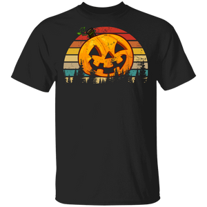 Vintage Retro Style Pumpkin Lover Owner Halloween Night Partty Gifts T-Shirt - Macnystore