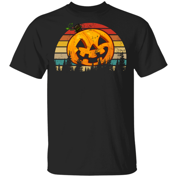 Vintage Retro Style Pumpkin Lover Owner Halloween Night Partty Gifts T-Shirt - Macnystore