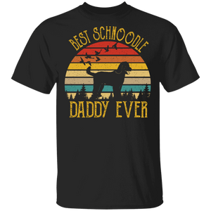Retro Vintage Best Schnoodle Daddy Ever Dog Lover T-Shirt - Macnystore