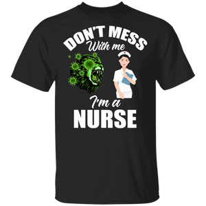 Don't Mess With Me I'm A Nurse Green Lion Nurse Shirt Matching Nurse Doctor Medical Gifts T-Shirt - Macnystore