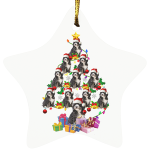 Christmas Ornament Sproodle Christmas Tree NEW SUBORNS Star Ornament - Macnystore