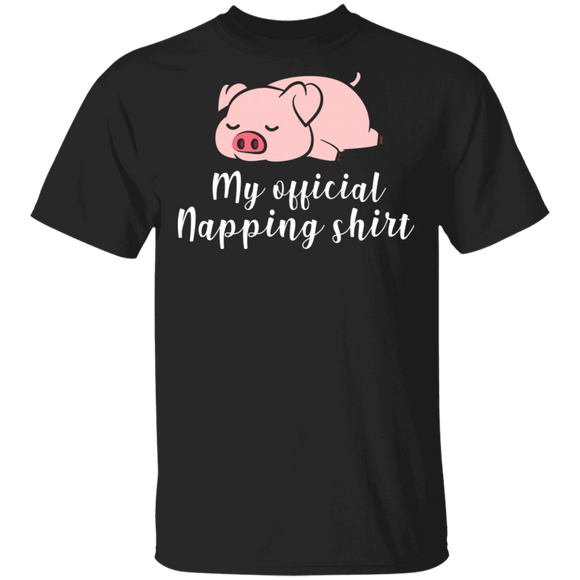 Cute Pig Official Napping T-Shirt - Macnystore