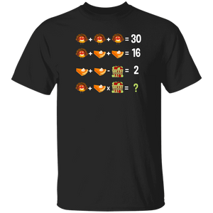 Thanksgiving Math Lover Shirt Order Of Operations Funny Thanksgiving Quiz Funny Math Teacher Lover Gifts Thanksgiving T-Shirt - Macnystore