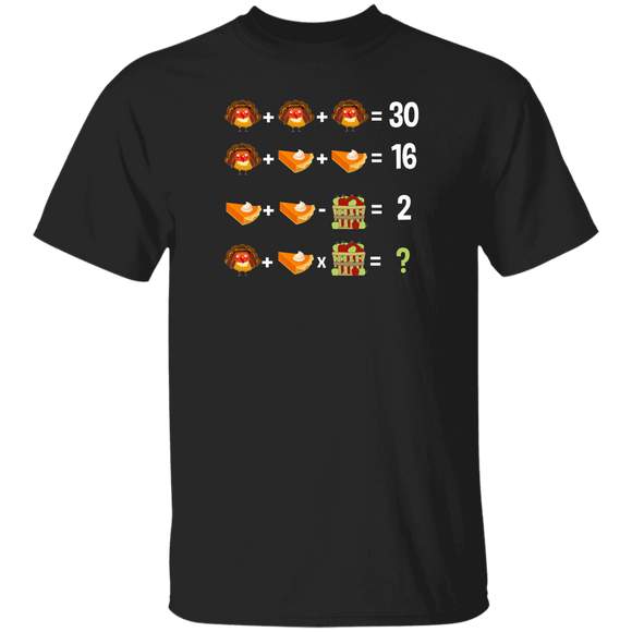 Thanksgiving Math Lover Shirt Order Of Operations Funny Thanksgiving Quiz Funny Math Teacher Lover Gifts Thanksgiving T-Shirt - Macnystore