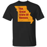 The Great State Of Kansas City Football Lover T-Shirt - Macnystore