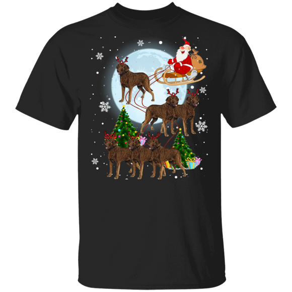 Christmas Dog Shirt Chesapeake Bay Retriever Reindeer Christmas Cute X-mas Chesapeake Bay Retriever Dog Lover Gifts Christmas T-Shirt - Macnystore