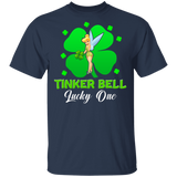 Cute Tinker Bell Lucky One Clover St Patrick's Day Movies Lover Unisex T-Shirt - Macnystore