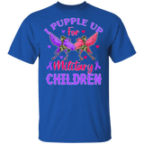 I Purple Up Shirt For The Month Of The Military Kids Funny Military Child Month Children Men Women Flamingo Lover Gifts T-Shirt - Macnystore