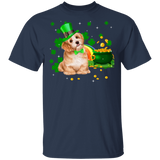 Leprechaun Shih Tzu Dog Pet Lover Shamrock Funny Patrick's Day Kids Mens Womens St Patrick's Day Gifts T-Shirt - Macnystore