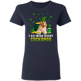 I So Irish Right Cockapoo Dog Lover St. Patrick's Day Gifts Ladies T-Shirt - Macnystore