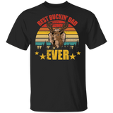 Vintage  Best Buckin' Dad Ever Fathers Day T-Shirt - Macnystore