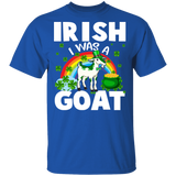 Irish I Was A Goat Leprechaun St Patrick's Day T-Shirt - Macnystore