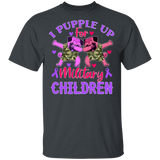 I Purple Up Shirt For The Month Of The Military Kids Funny Military Child Month Children Men Women Pug Dog Lover Gifts T-Shirt - Macnystore
