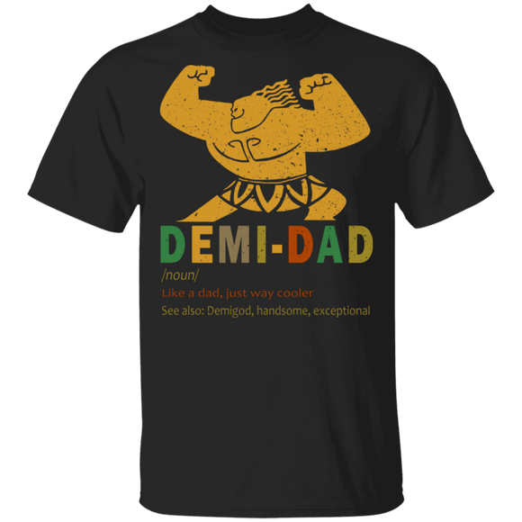 Vintage Demi-Dad Definition Like A Dad Just Way Cooler Father's Day Gifts T-Shirt - Macnystore