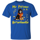 My Patronus Is A Bernedoodle Magical Pet Dog T-Shirt - Macnystore