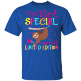 I'm Not Special I Am Just Limited Edition Funny Shirt For Sloth Lover Kids Women Gifts T-Shirt - Macnystore