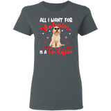All I Want For Valentine Is A Cockapoo Ladies T-Shirt - Macnystore