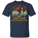 Vintage Retro Middle Earth's Annual Mordor Fun Run One Does Not Simply Walk Runner Gifts T-Shirt - Macnystore