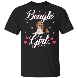 Beagle Girl Women Puppy Mom Dog Mama Lover T-Shirt - Macnystore