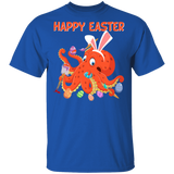 IHappy Easter Cute Octopus Eggs Hunting Bunny Octopus Shirt For Kids Men Women Christian Gifts T-Shirt - Macnystore