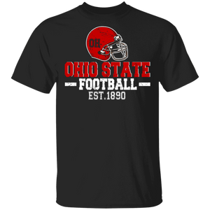 Football Lover Shirt Vintage State Of Ohio Football Est.1890 Cool Football Team Player Lover Gifts T-Shirt - Macnystore