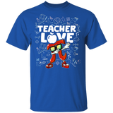 Teacher Love Pi Cool Math Nerd Geeks 3,14 Number Logic Math Calculation Lover Elementary Midle High School Teacher Gifts T-Shirt - Macnystore
