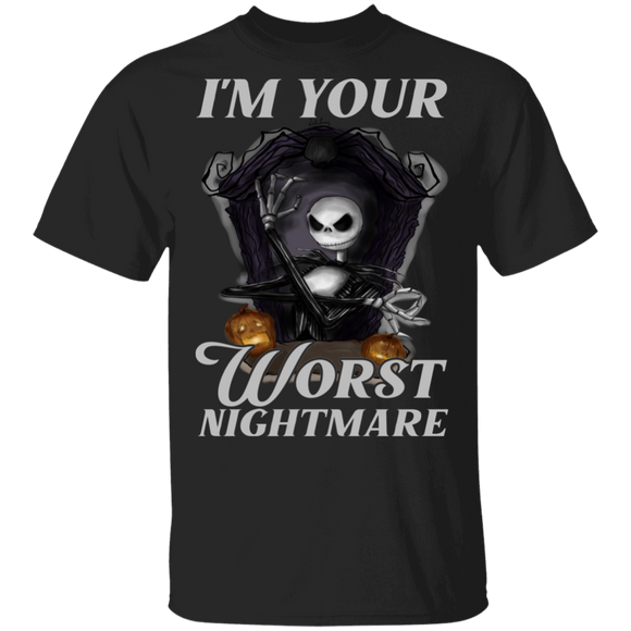 Halloween Movie Lover Shirt I'm Your Worst Nightmare Cool Halloween Movie Character Lover Gifts Halloween T-Shirt - Macnystore