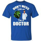 Don't Mess With Me I'm A Doctor Green Lion Doctor Shirt Matching Nurse Doctor Medical Gifts T-Shirt - Macnystore