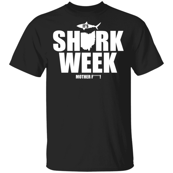 It's Shark Week Cool Ohio Maps Gifts T-Shirt - Macnystore