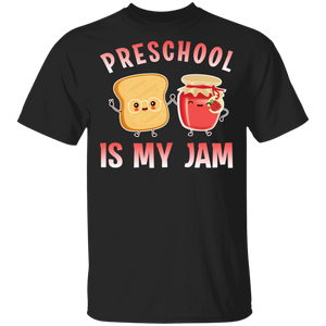 Preschool Is My Jam Cute Toast Teacher Back To School Gifts T-Shirt - Macnystore