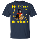 My Patronus Is A Bernedoodle Magical Pet Dog T-Shirt - Macnystore