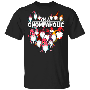 Halloween Gnomes Lover Shirt I'm A Gnomeaholic Funny Gnomes Lover Addiction Gifts Halloween T-Shirt - Macnystore